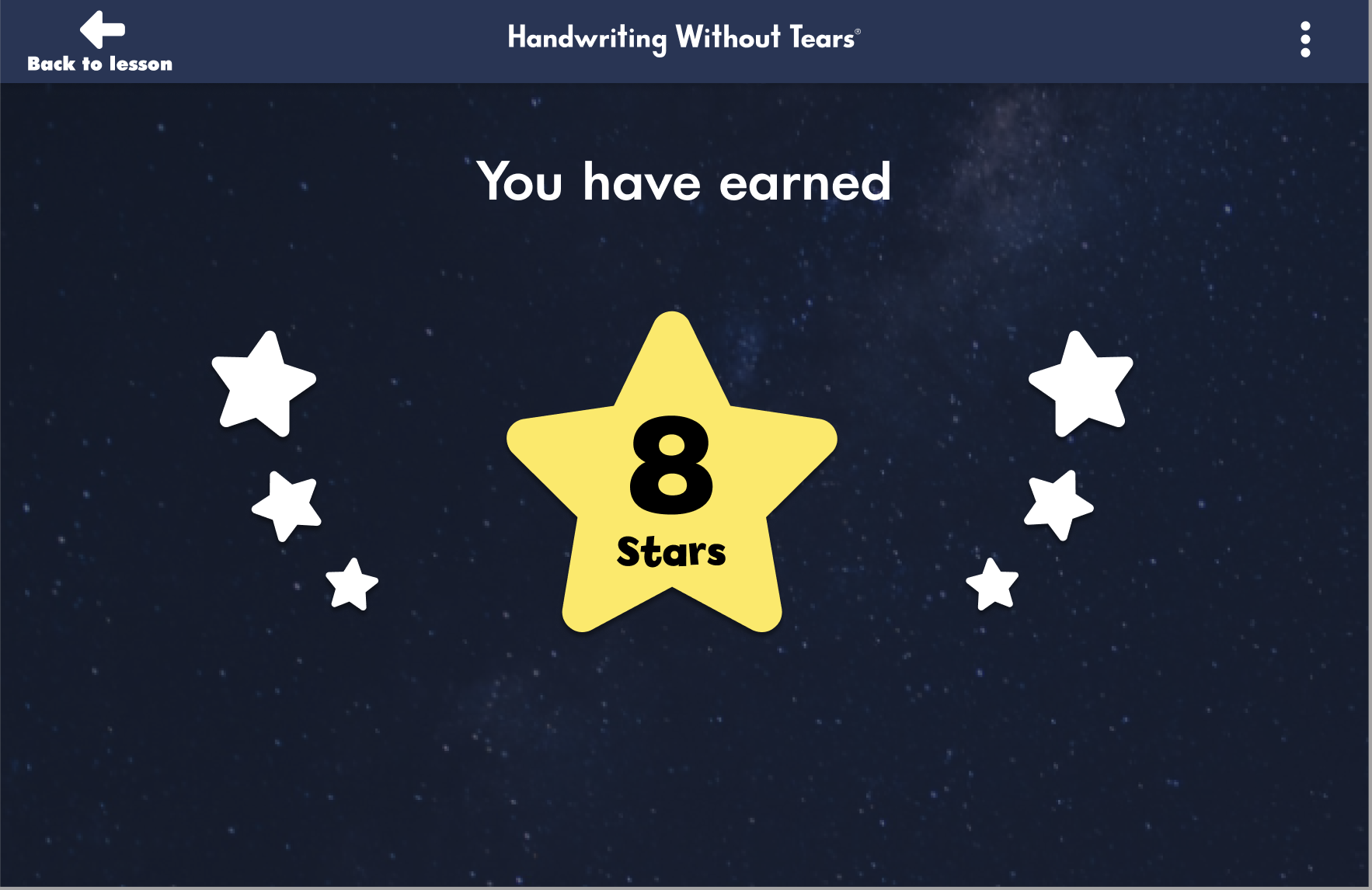 Learning Without Tears stars earned screen
